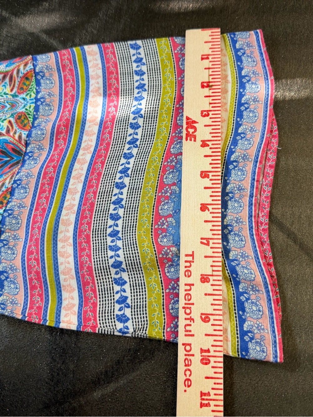 Sundance Flowy Boho Tassel Top Colorful Artisan Print Blouse Size L. Gorgeous ⚡️ - Picture 10 of 14